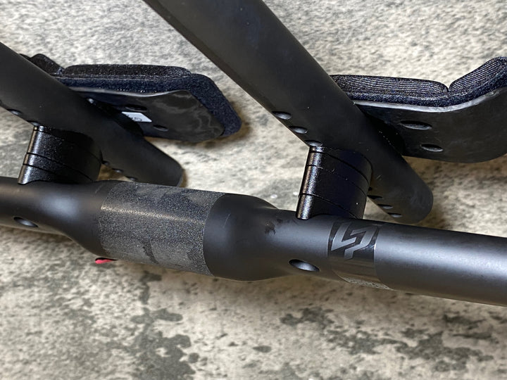 JR567 ラピエール LAPIERRE AECORD DRS カーボン ドロップハンドル DHバー ブラケット部C-C400mm