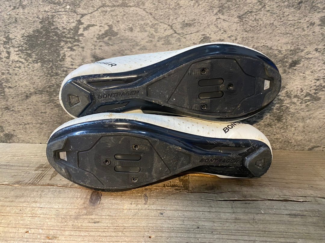 JQ903 ボントレガー BONTRAGER Circuit Road Shoe ビンディングシューズ SPD-SL EU40 白