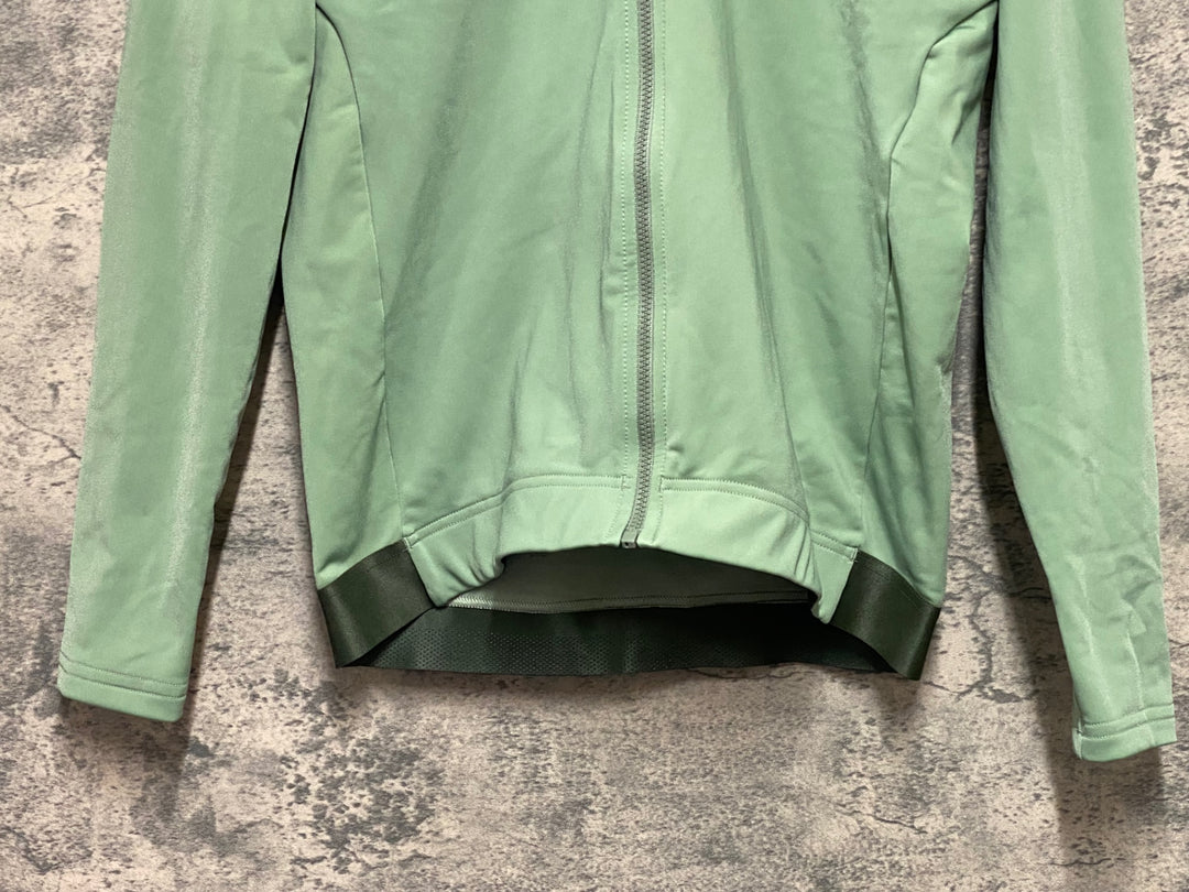 KP317 カステリ CASTELLI 長袖 サイクルジャージ ライトグリーン L 裏起毛