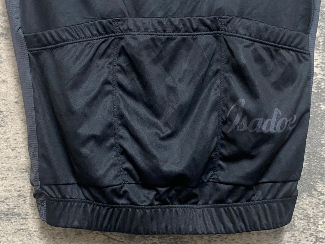 JN504 イザドア Isadore 半袖 サイクルジャージ 黒 ※サイズ不明、タグカット