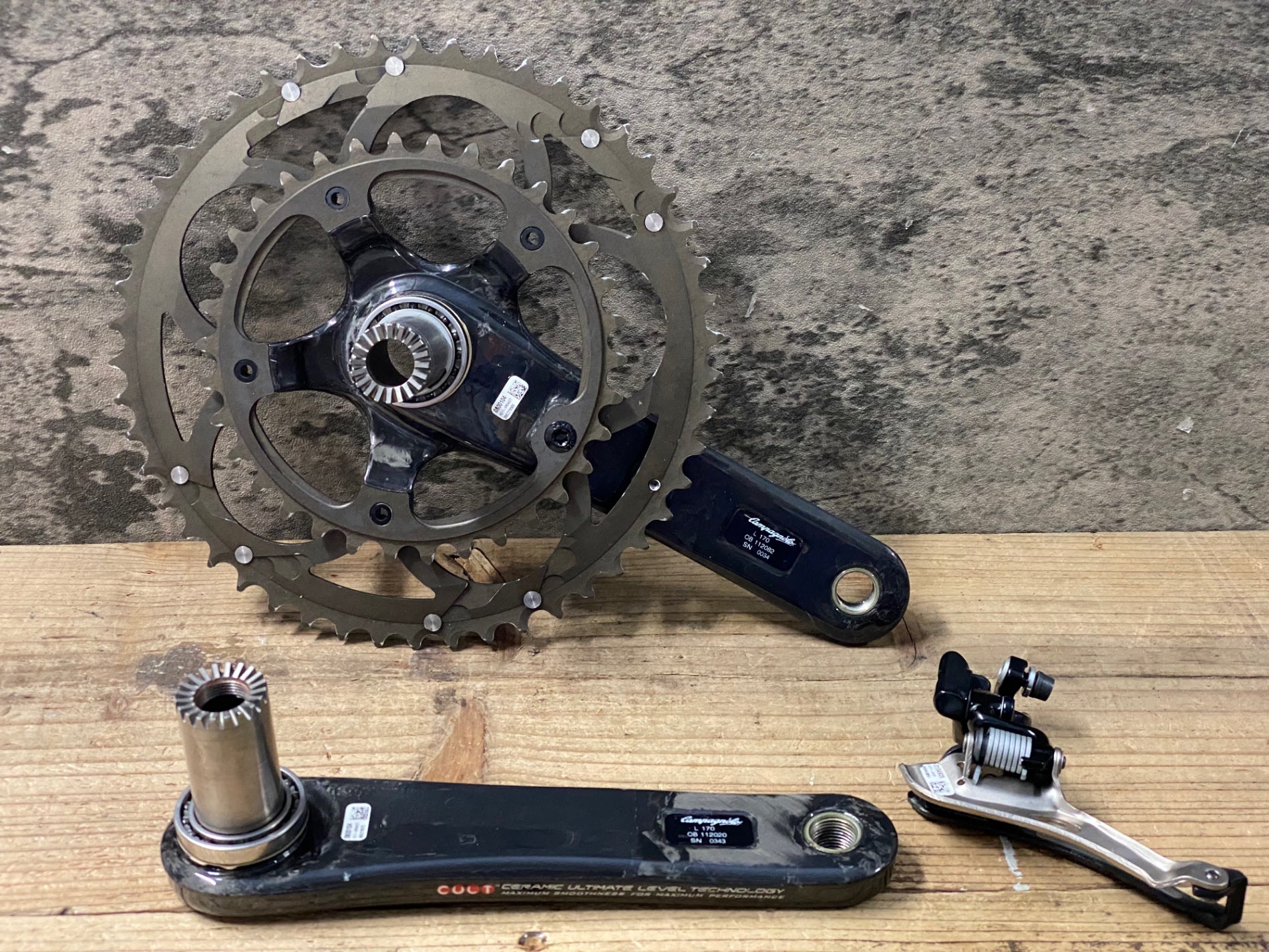 POMRAD レコードセット KC550 カンパニョーロ CAMPAGNOLO スーパーレコード SUPER RECORD 11