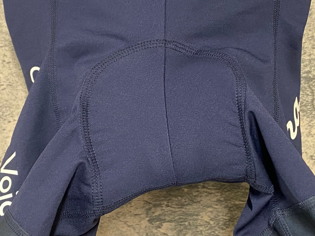JE229 ラファ Rapha OUTDOOR VOICES HIGH WAISTED PADDED SHORT レーサーパンツ ダークネイビー XXS
