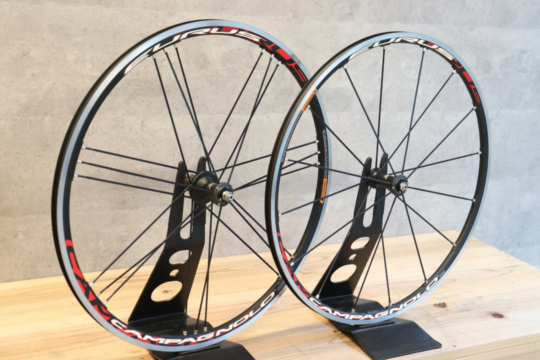 カンパニョーロ CAMPAGNOLO ユーラス EURUS アルミ クリンチャー ホイールセット シマノ10S 15C 【さいたま浦和店】
