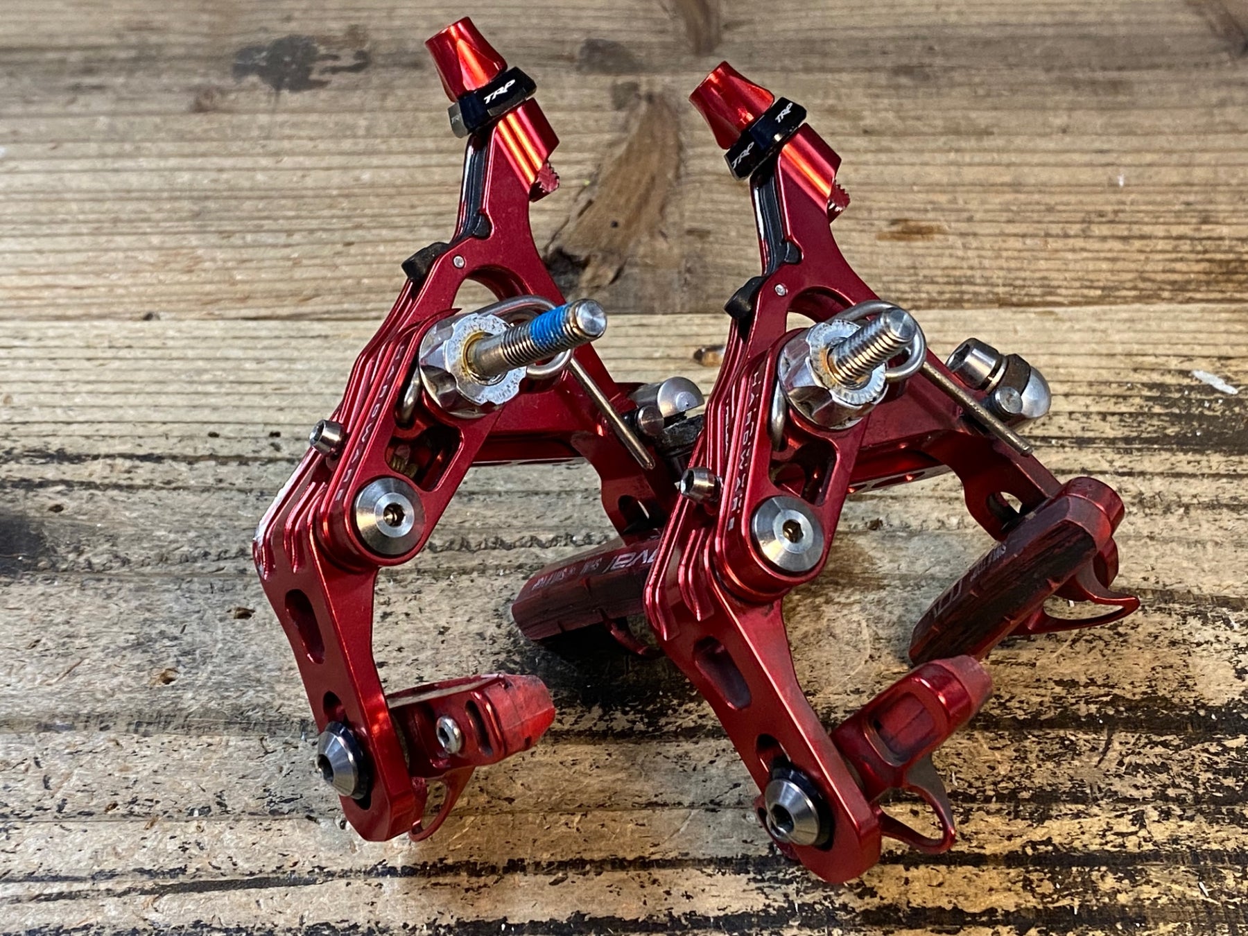 JW837 TRP R960 キャリパーブレーキ 前後セット ※固定ナット欠品