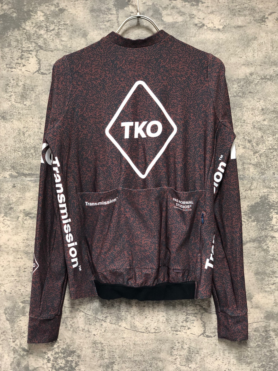 KK154 パスノーマルスタジオ PAS NORMAL STUDIOS MEN'S T.K.O MECHANISM LONG SLEEVE JERSEY TRANSMISSION 長袖 サイクルジャージ Sサイズ