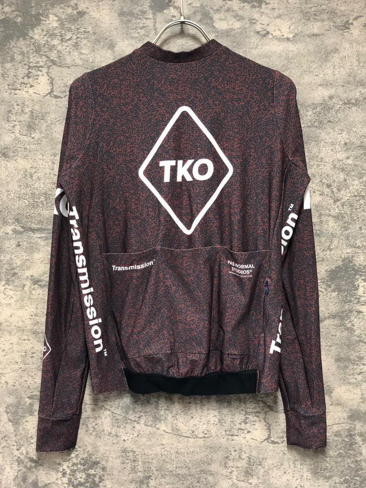 KK154 パスノーマルスタジオ PAS NORMAL STUDIOS MEN'S T.K.O MECHANISM LONG SLEEVE JERSEY TRANSMISSION 長袖 サイクルジャージ Sサイズ