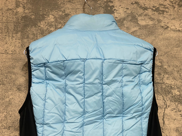 JU799 カフェドシクリステ Cafe du Cycliste ジレ サイクルベスト 中綿 ライトブルー S