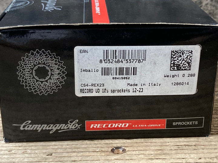 JS233 カンパニョーロ CAMPAGNOLO RECORD CS4-REX RECORD UD 10S スプロケット 12-23T