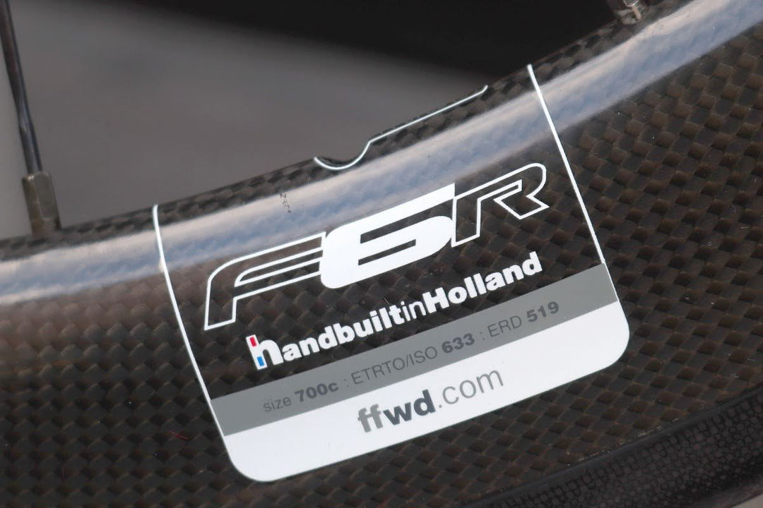 ファストフォワード FFWD F6R DT180ハブ カーボン チューブラー ホイールセット シマノ12S/11S ナローリム 22.4mm 【東京南麻布店】