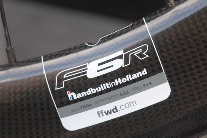 ファストフォワード FFWD F6R DT180ハブ カーボン チューブラー ホイールセット シマノ12S/11S ナローリム 22.4mm 【東京南麻布店】