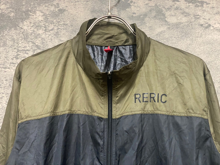 KE382 レリック reric 長袖 ウィンドブレーカー S 黒オリーブ