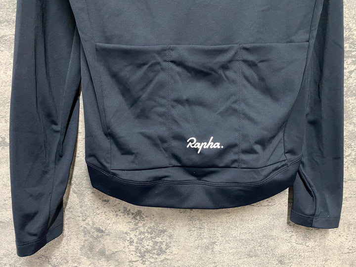 JS732 ラファ Rapha 長袖 サイクルジャージ S 黒