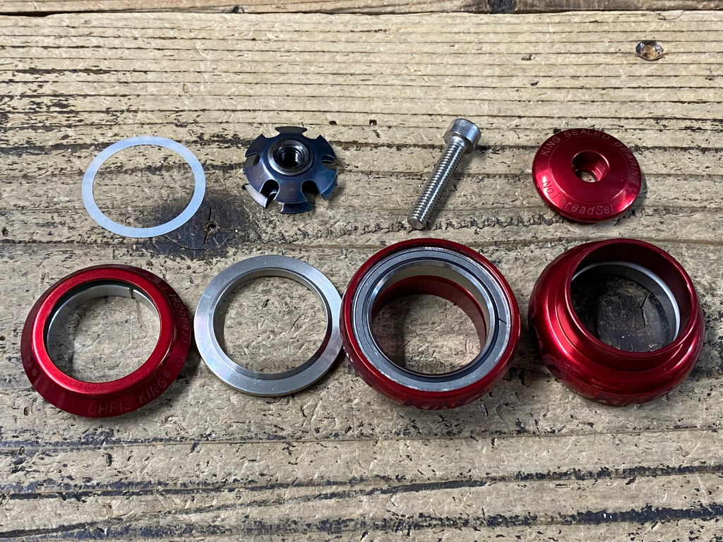 KD385 クリスキング CHRIS KING Nothreadset 1-1/8 SV FR0045 ヘッド