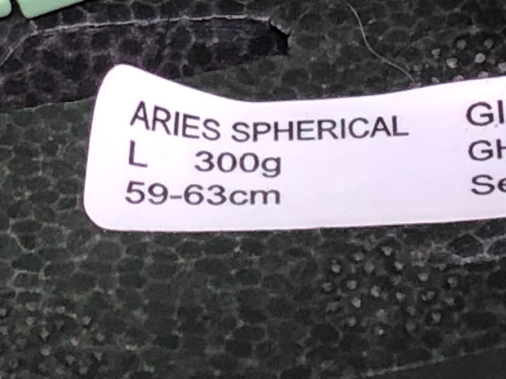 JH479 ジロ GIRO アリーズ スフェリカル ARIES SPHERICAL ヘルメット L 黒緑 Mips 2022年9月製造 ※使用期限切れのためジャンク