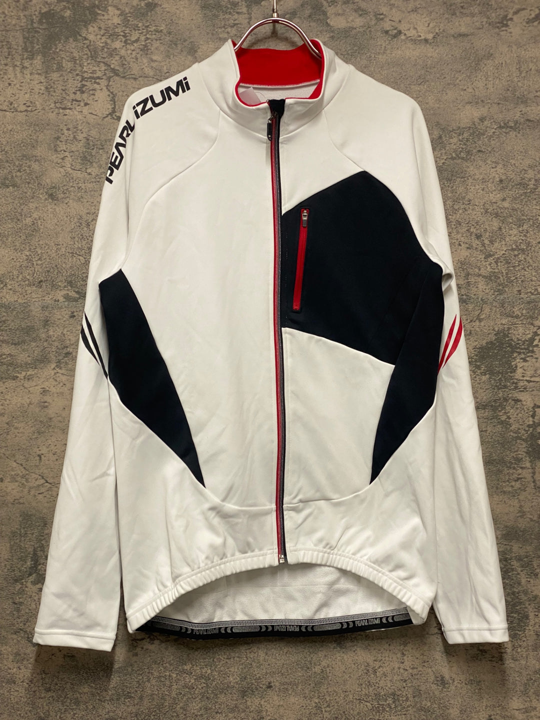 KA051 パールイズミ PEARL iZUMi 長袖 サイクルジャケット 白 XL 裏起毛 THERMODRESS NEO