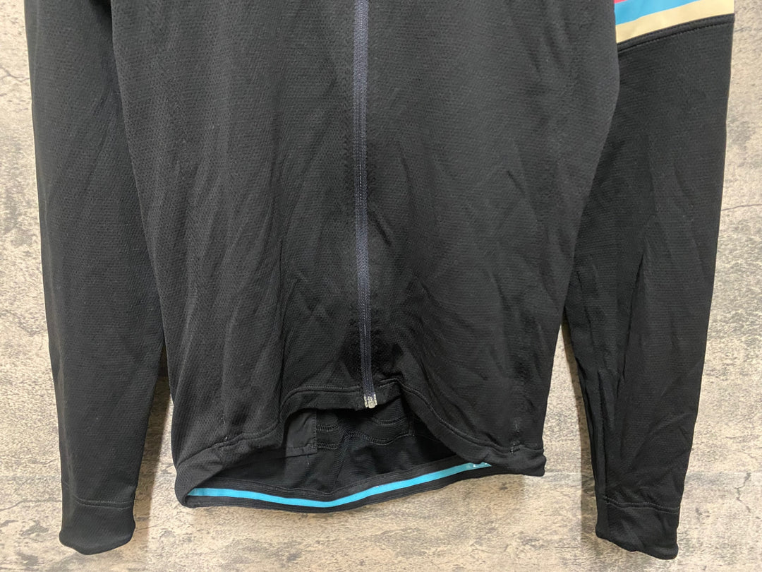 JZ502 ラファ RAPHA CROSS JERSEY 長袖 サイクルジャージ S 黒