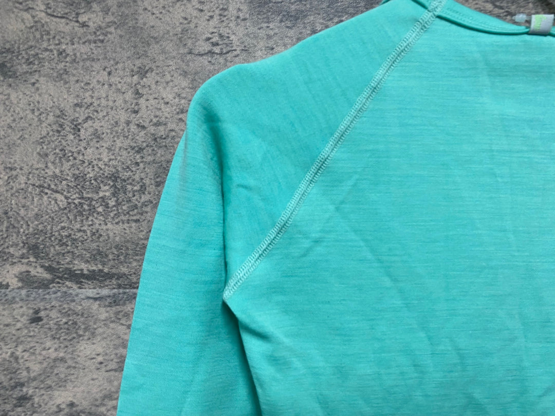 JV356 イザドア Isadore Merino long sleeve baselayer 長袖ベースレイヤー ターコイズ M レディース