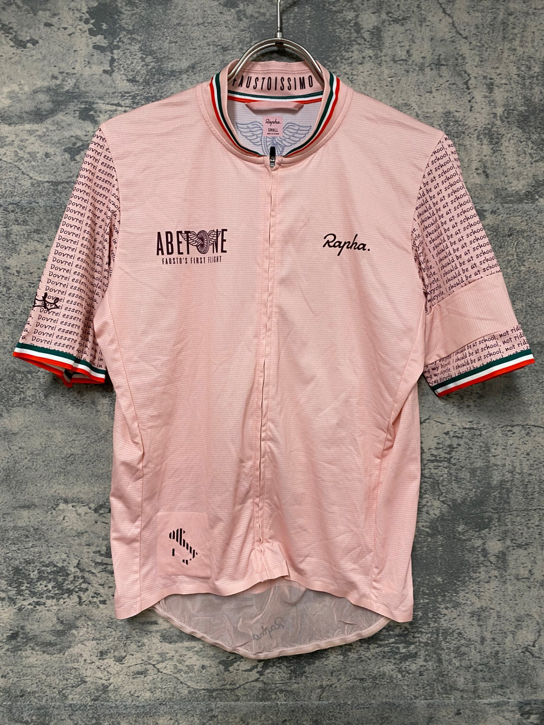 JV232 ラファ Rapha COPPI FLYWEIGHT JERSEY 半袖 サイクルジャージ ピンク S
