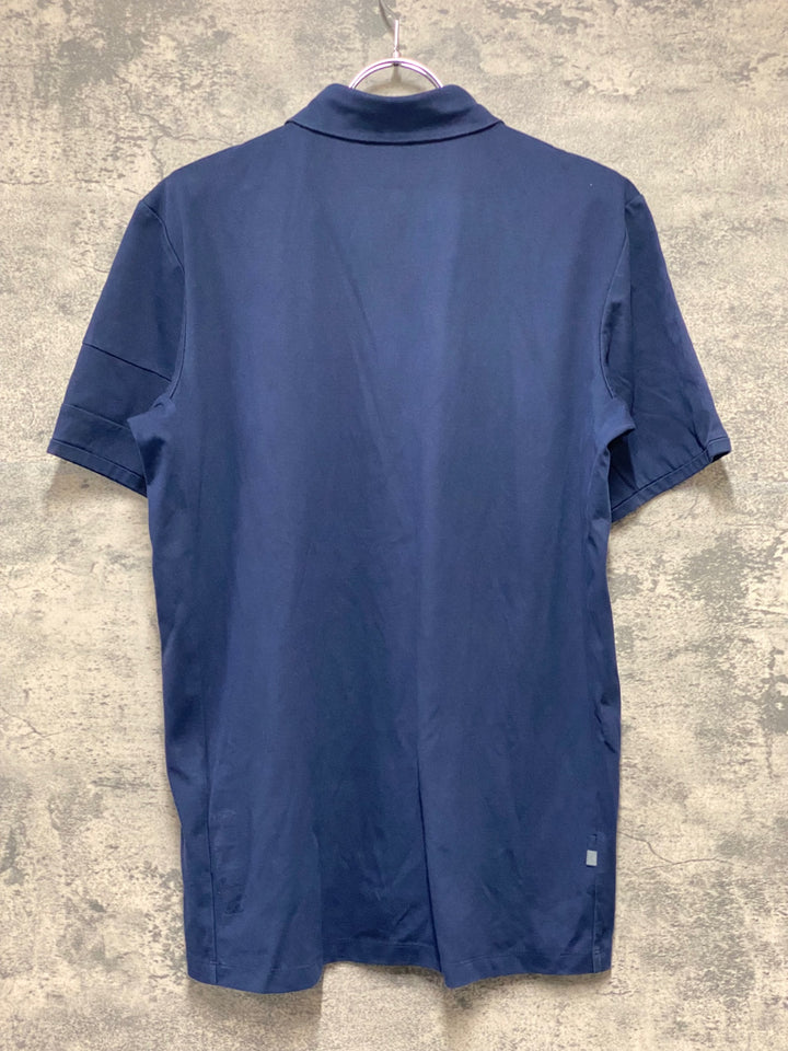 KI176 ラファ Rapha ESSENTIAL POLO 半袖 ポロシャツ ネイビー L