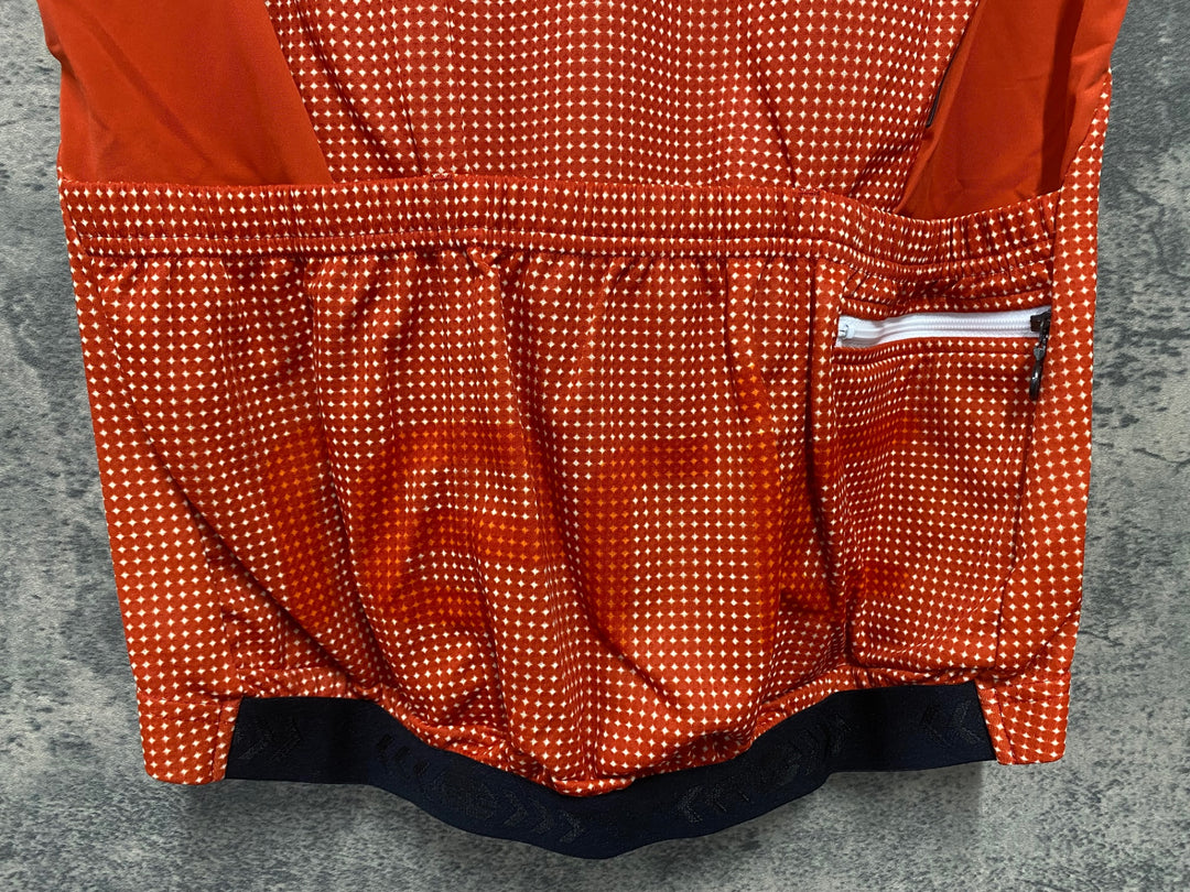 JV967 レリック reric Porca Standerd Jersey 半袖サイクルジャージ オレンジ M