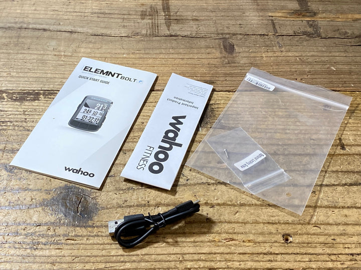 JT151 ワフー WAHOO ELEMNT BOLT WFCC3 サイクルコンピューター 本体のみ ※起動確認済み