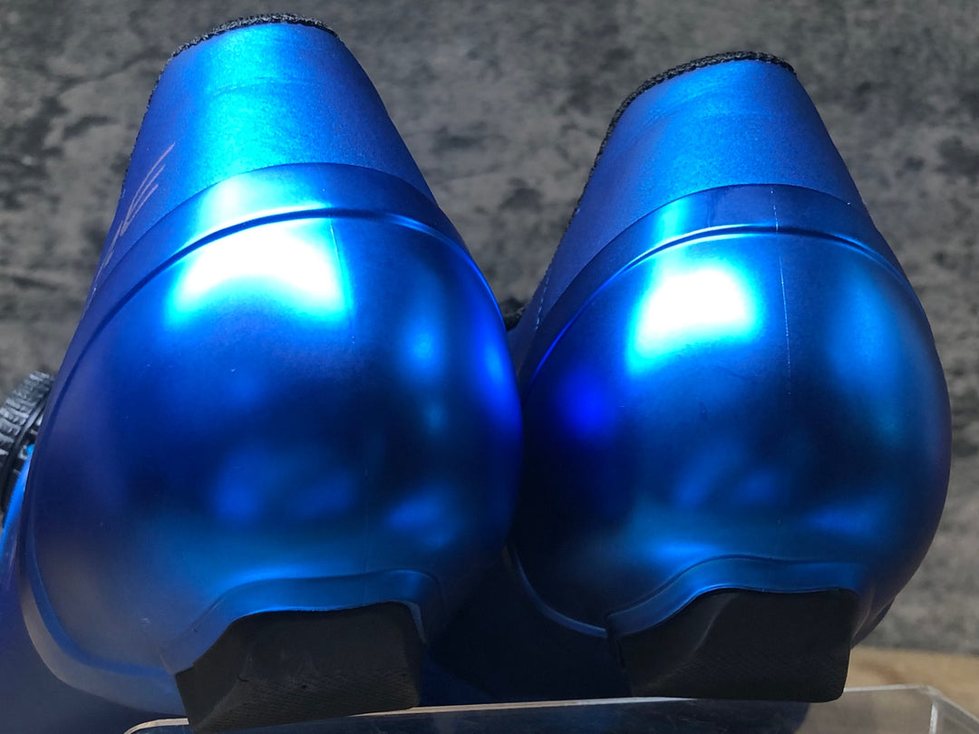 JP256 シマノ SHIMANO S-PHYRE SHRC902M ビンディングシューズ SPD-SL 青 EU41.5