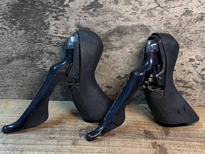 JL062 シマノ SHIMANO アルテグラ ULTEGRA ST-R8020 STIレバー ※クランプ部品欠品、固定部分にクラックありジャンク