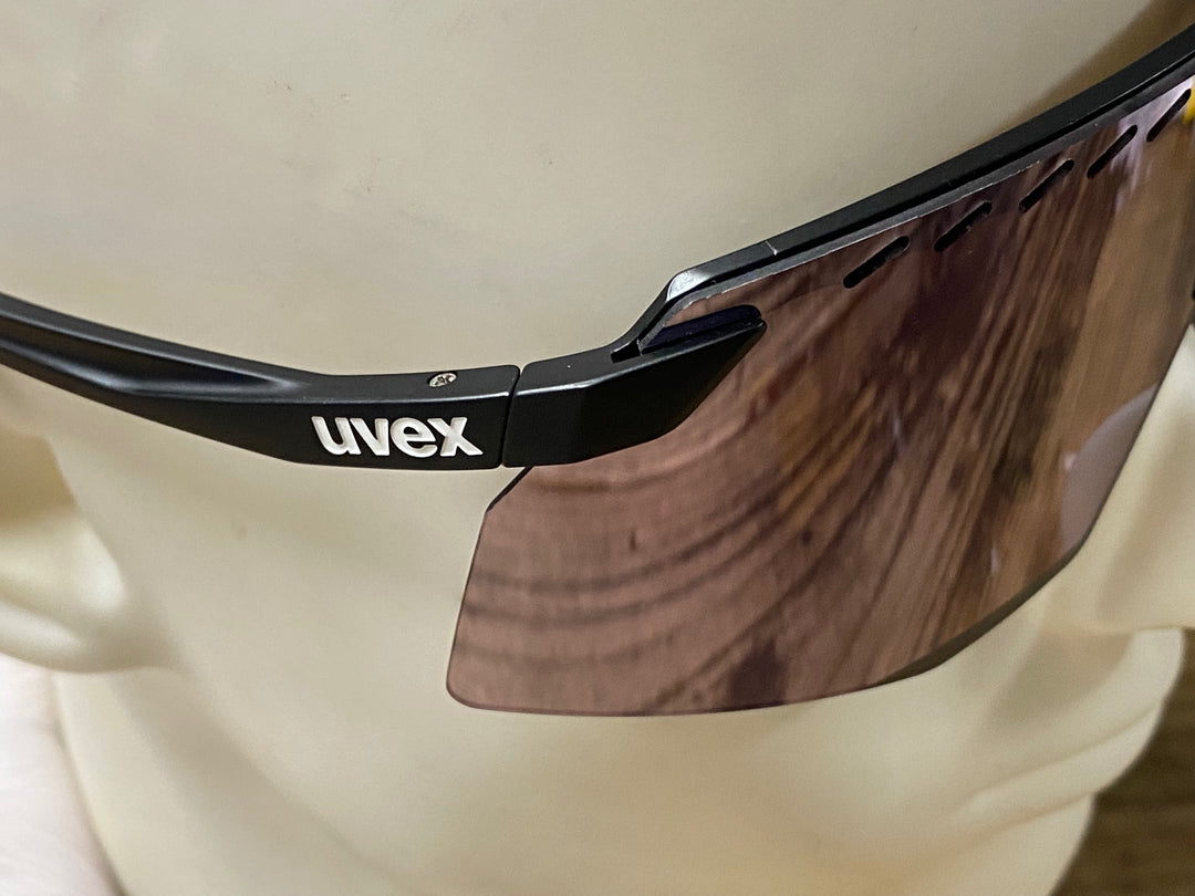JS878 ウベックス UVEX Cat.3 サングラス アイウェア マットブラック ミラーレンズ