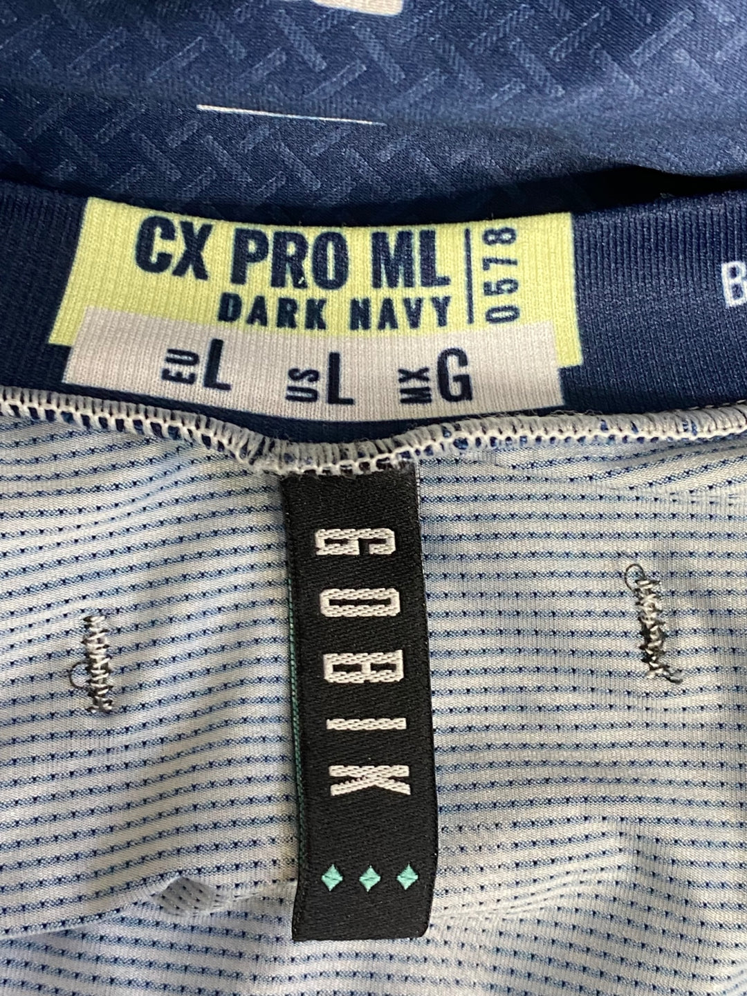 JV260 ゴビック GOBIK CX PRO ML 長袖 サイクルジャージ ネイビー L