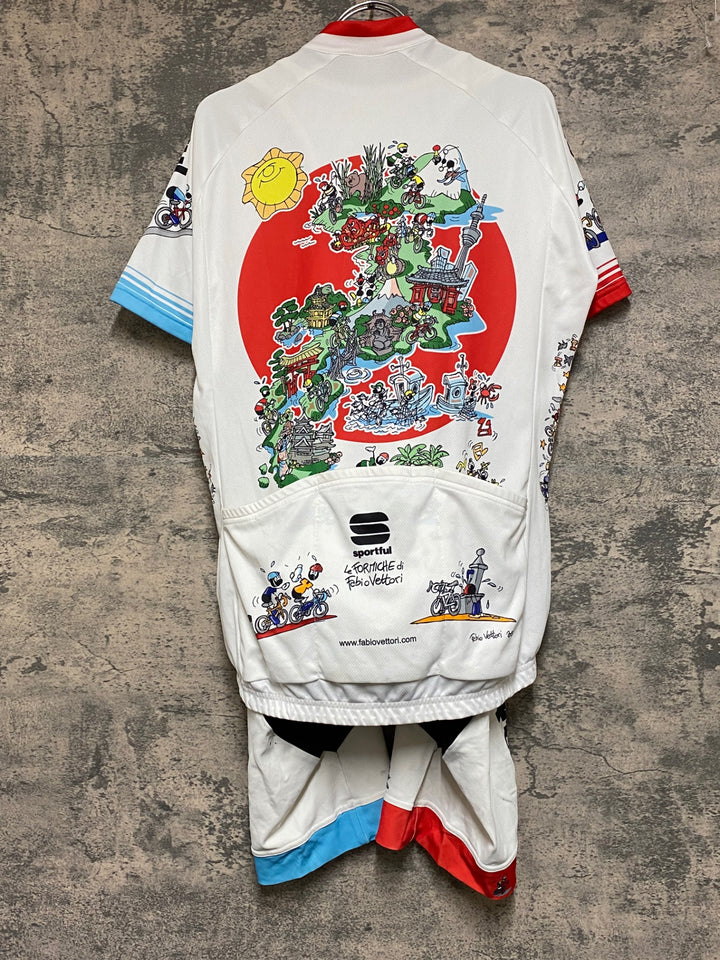 JL126 Sportful Fabio Vettori 半袖 サイクルジャージ ビブショーツ Lサイズ 上下セット