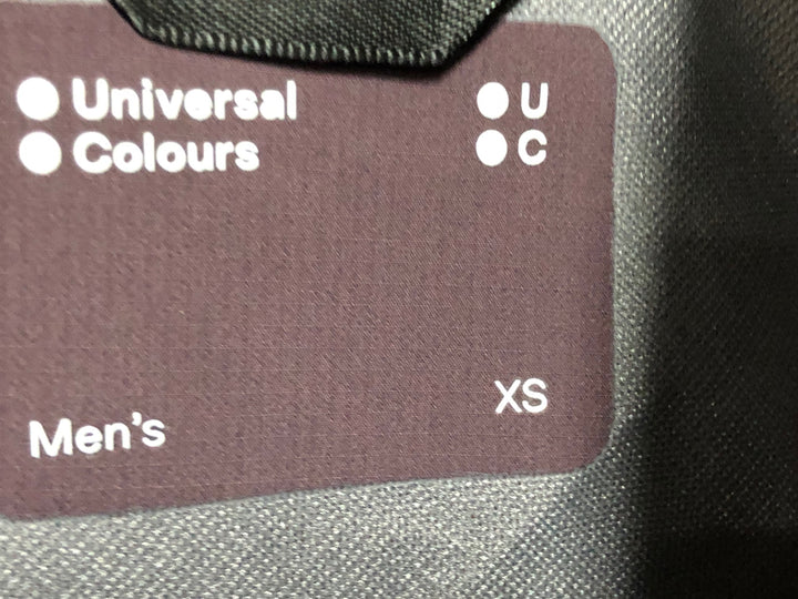 KN743 ユニバーサルカラーズ Universal Colours CHROMA 長袖 レインジャケット 薄紫 XS ※汚れ