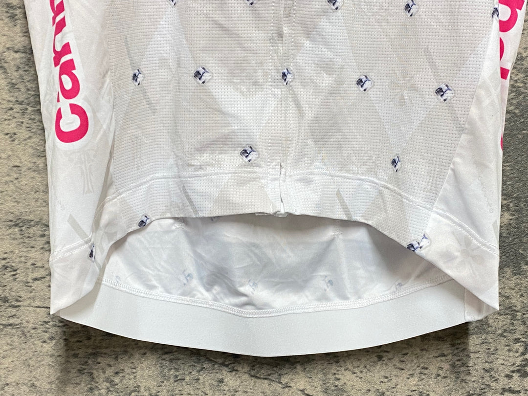 KO793 ラファ Rapha EF GIRO PRO TEAM TRAINING JERSEY 半袖 サイクルジャージ 白 ピンク S
