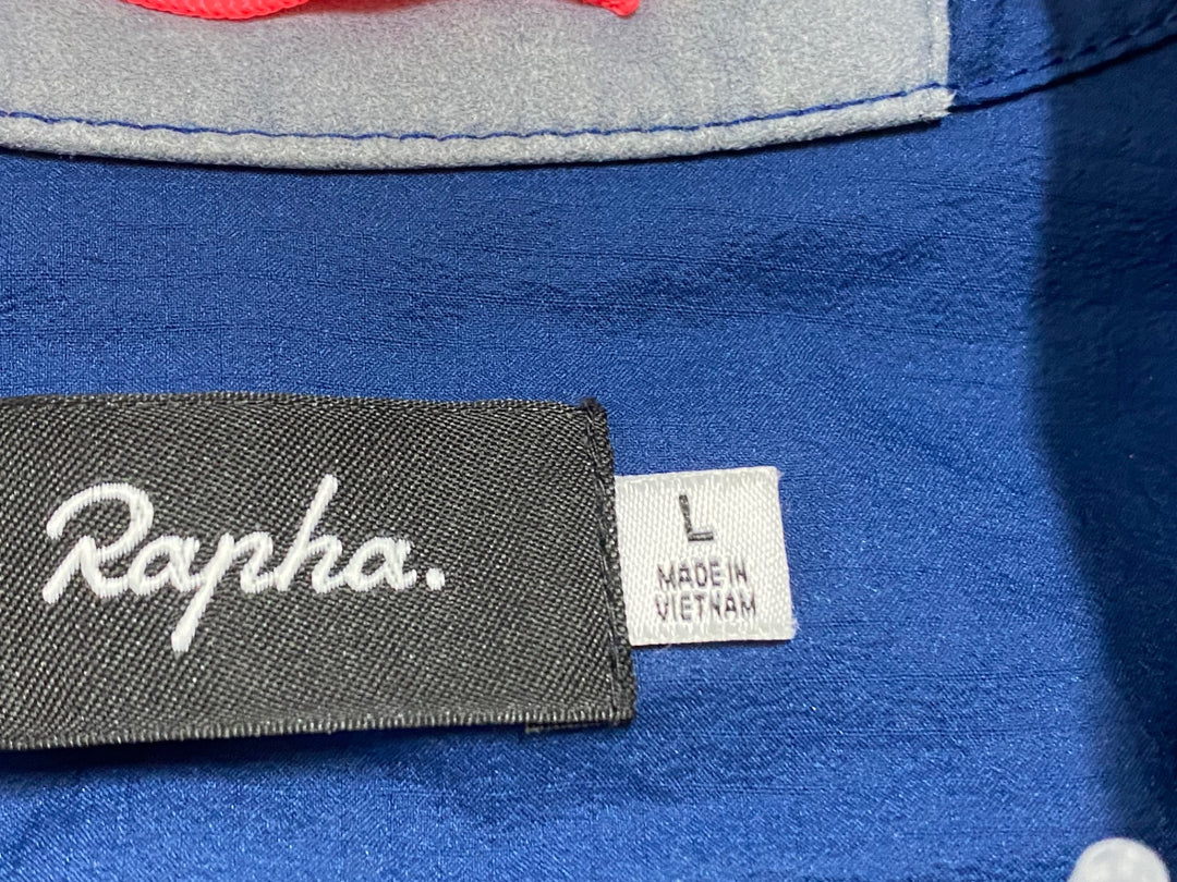 KB084 ラファ Rapha PACK JACKET 長袖 ウィンドブレーカー 紺 L