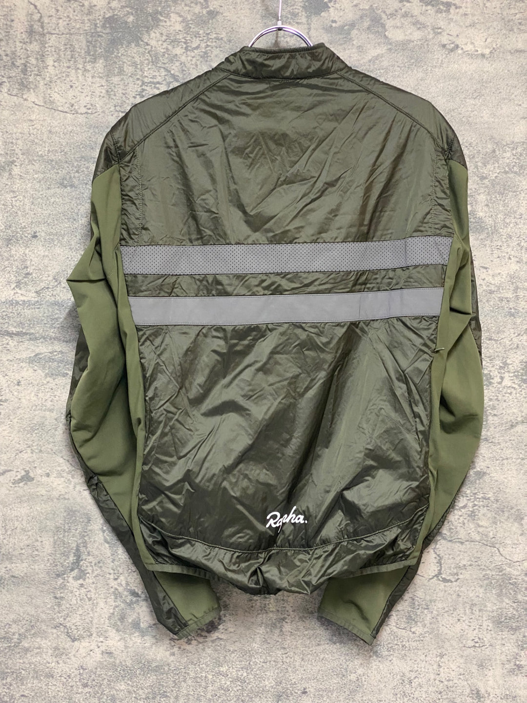 KS437 ラファ Rapha BREVET INSULATED JACKET 長袖 サイクルジャケット 深緑 M