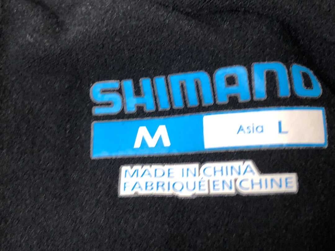 JU523 シマノ SHIMANO レーサータイツ 黒 ASIA L 裏起毛