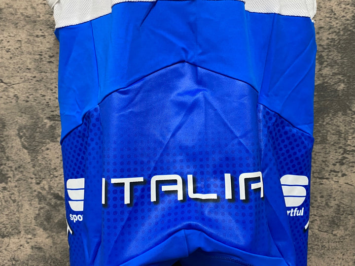 JV544 スポーツフル sportful ビブショーツ 青 L ITALIA Skoda