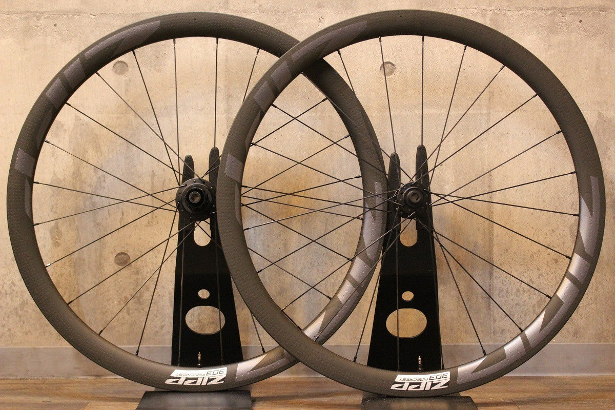 ジップ ZIPP ファイアクレスト ディスク 303 FIRECREST DISC カーボン チューブレス シマノ 11/12S ワイドリム 25C  ホイールセット【名古屋店】