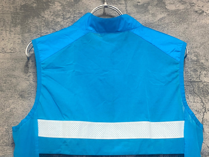 JO323 ラファ Rapha TRAINING BREVET GILET ジレ サイクルベスト 水色 M TEAM Sky