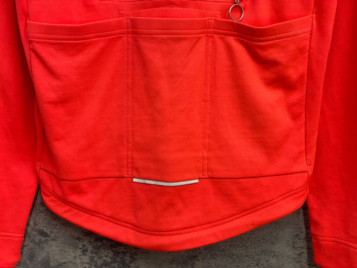 JM820 ラファ Rapha BREVET JERSEY 長袖 サイクルジャージ ピンク S ※反射材劣化