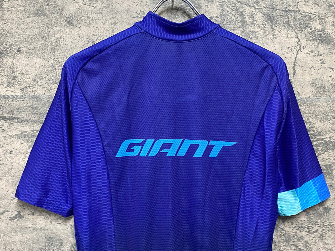 JT654 クオレ CUORE 半袖 サイクルジャージ 紺 紫 L GIANT