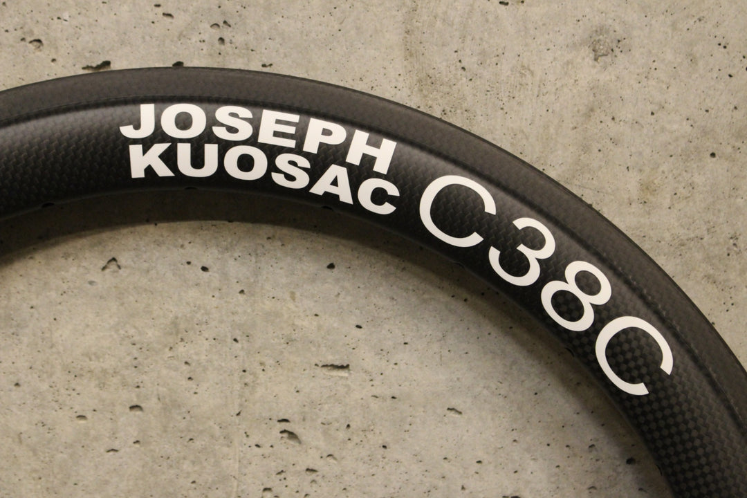 未使用！ジョセフ クゼ JOSEPH KUOSAC C38C カーボンリム ETRTO406 ERD347 24H ホワイトラベル リア用 【福岡店】