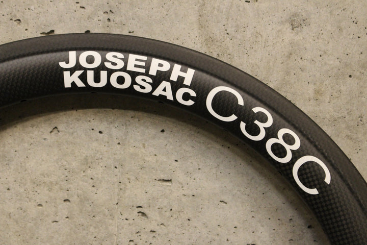 未使用！ジョセフ クゼ JOSEPH KUOSAC C38C カーボンリム ETRTO406 ERD347 24H ホワイトラベル リア用 【福岡店】