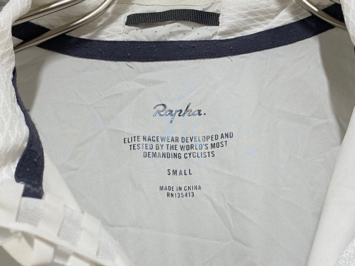 KM417 ラファ Rapha PRO TEAM LIGHTWEIGHT GILET サイクルベスト ジレ 白 S ※破れのためジャンク