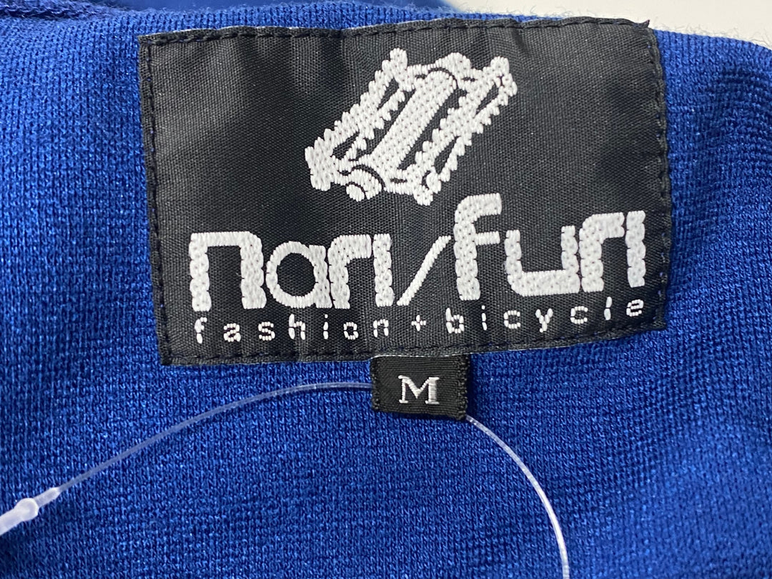 JE543 ナリフリ narifuri NF207 長袖 フーディ パーカー 青 M
