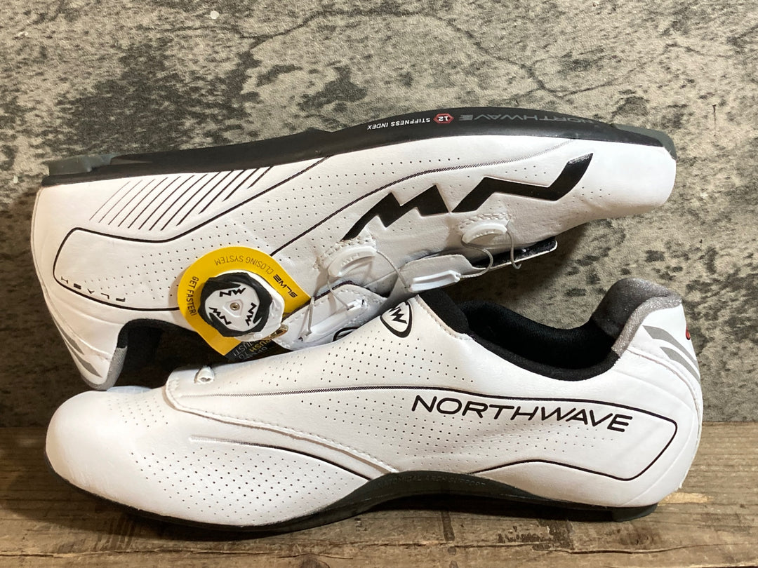 JZ683 ノースウェーブ Northwave FLASH 2 CARBON ビンディングシューズ SPD-SL EU41サイズ/26.6㎝ 未使用品