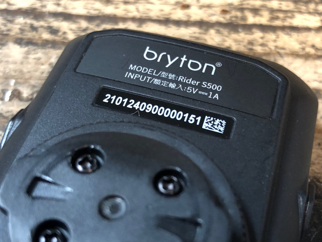 JL140 ブライトン Bryton ライダー Rider 500 サイクルコンピューター マウント、センサーセット ※心拍計動作不良