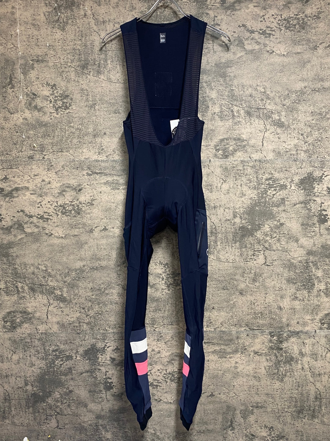 JZ172 ラファ Rapha CARGO WINTER TIGHTS WITH PAD カーゴ ビブタイツ 黒 S 裏起毛 ※レフ割れ, スレ