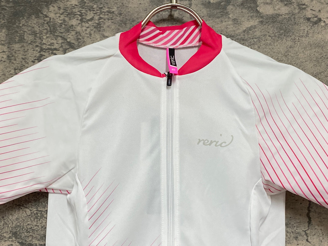 JW007 レリック reric Women's Himalia SS Jersey 半袖 サイクルジャージ S 白 レディース