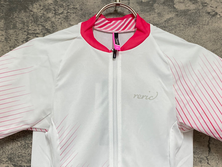 JW007 レリック reric Women's Himalia SS Jersey 半袖 サイクルジャージ S 白 レディース