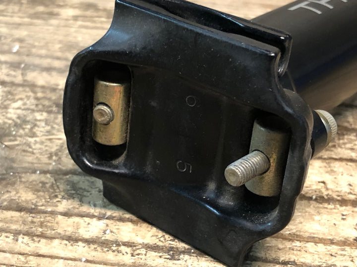 JG166 トムソン THOMSON Elite アルミ シートポスト 黒 Φ31.6 367mm SB0mm